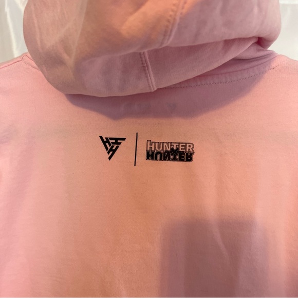 Hypeland HxH Hunter x Hunter Pink Hisoka Spade Hoodie, size Medium - Picture 6 of 9